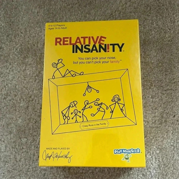 New! Game- Relative Insanity - Picture 1 of 3